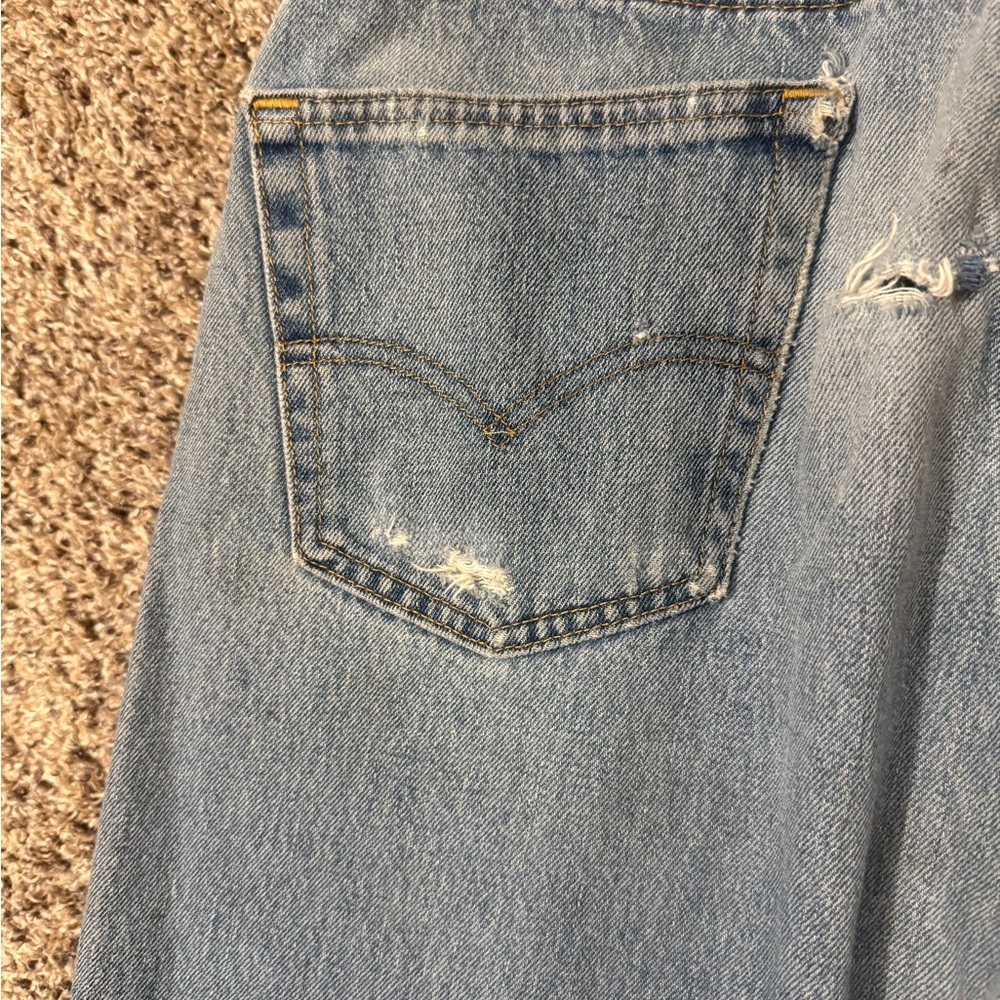 Levis 505 Jeans Size 34x34 - Picture 4 of 7